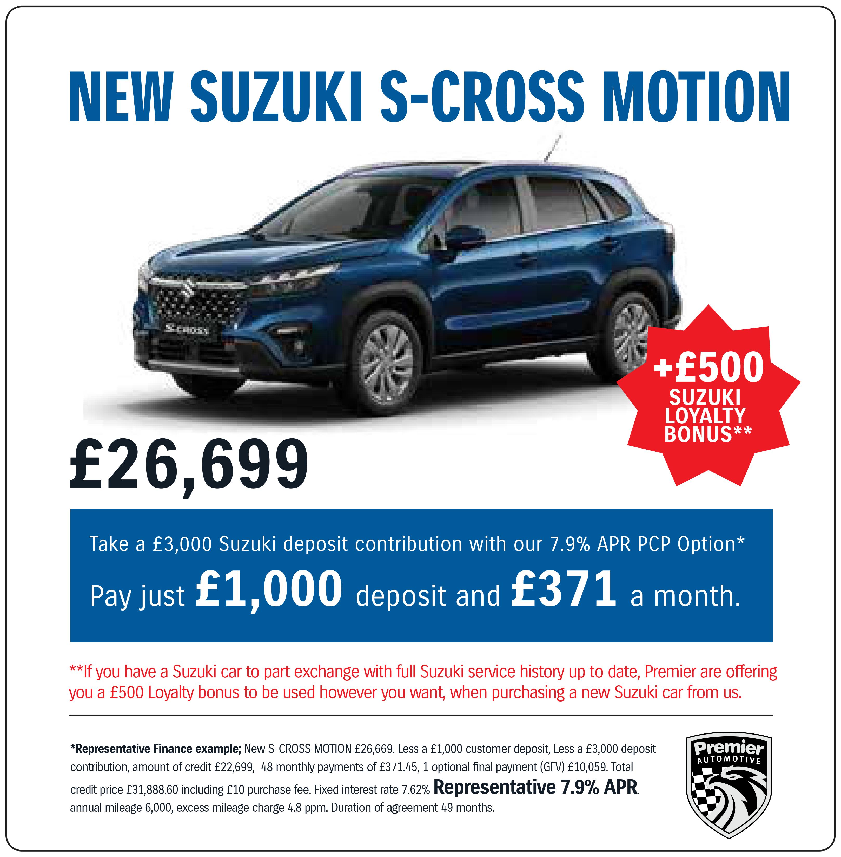 NEW SUZUKI S-CROSS MOTION 